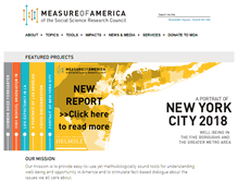 Tablet Screenshot of measureofamerica.org